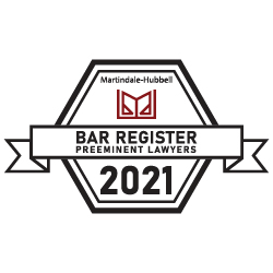 Martindale-Hubbell 2021 badge